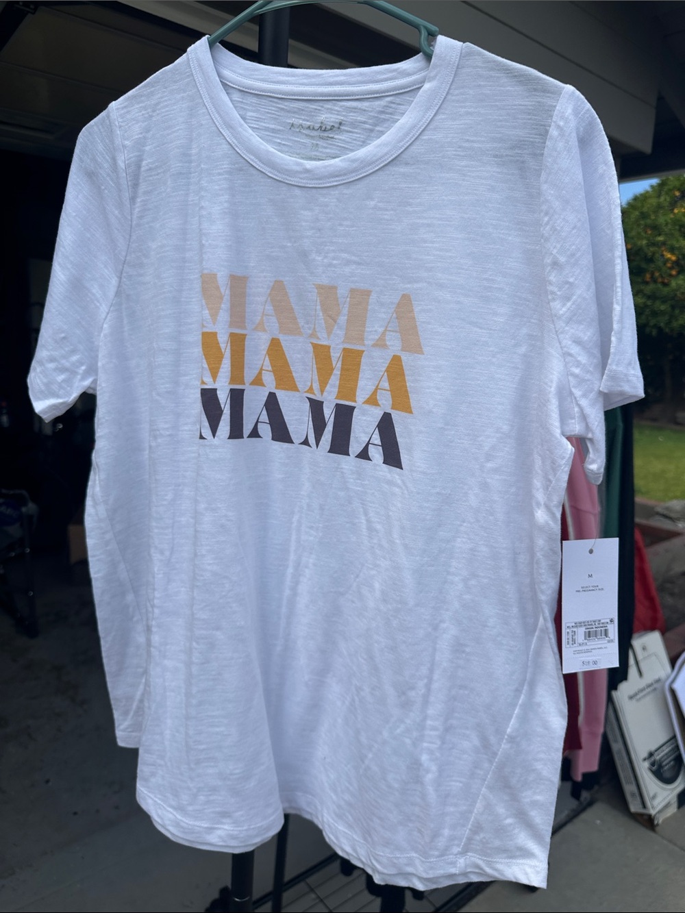 White "MAMA" Graphic Tee - women’s  Shirt